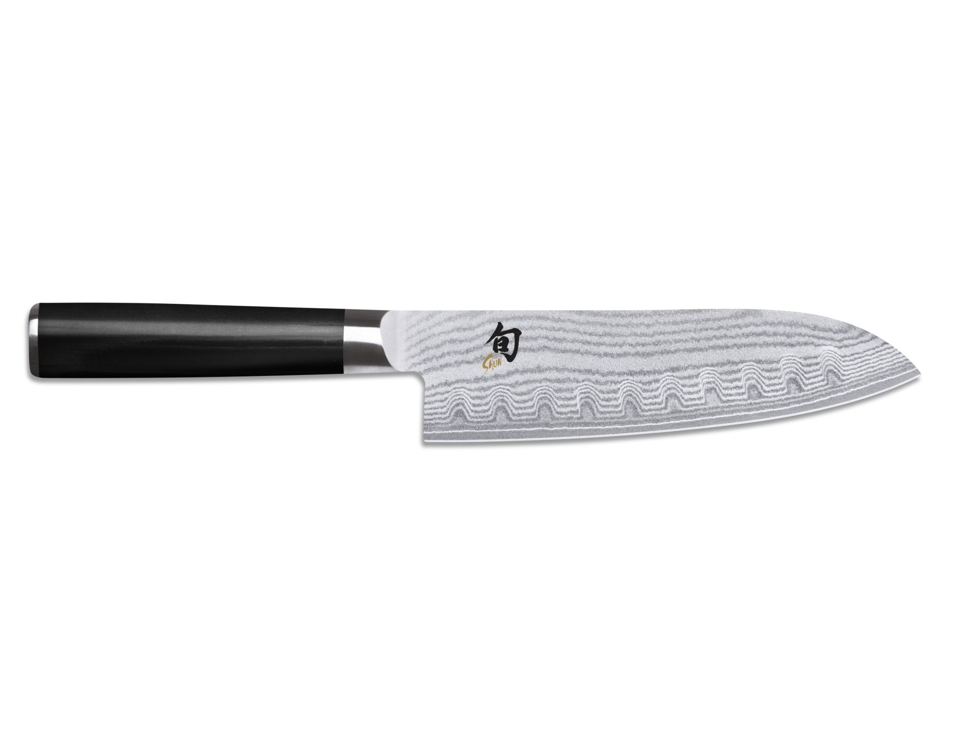 KAI - Shun Classic Damast Santoku-Messer mit Kullenschliff (18 cm)